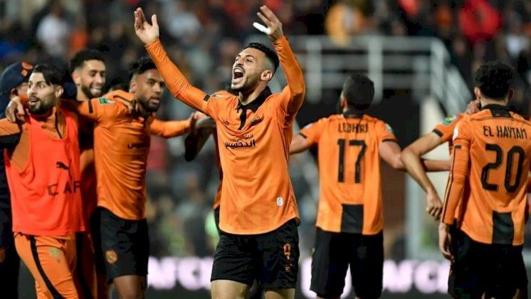 نهضة بركان المغربي إلى نهائي كأس الاتحاد الإفريقي لكرة القدم