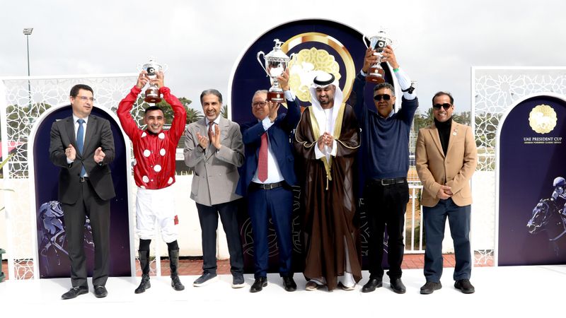 الامارات | المُهر «براق» يحرز لقب كأس رئيس الدولة للخيول العربية في المغرب
