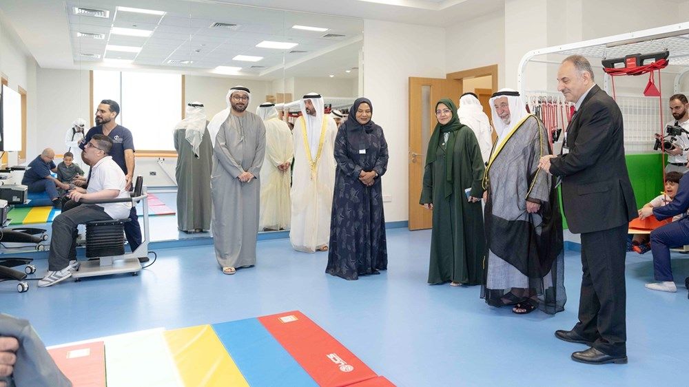 سلطان القاسمي يفتتح المباني الجديدة لمدينة الشارقة للخدمات الإنسانية في منطقة براشي