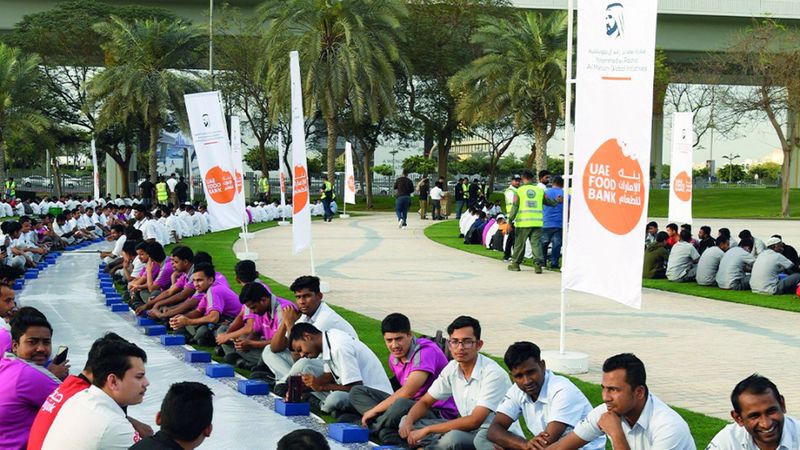 الامارات | بنك الإمارات للطعام يوزع 8 ملايين وجبة ضمن «بالعطاء نجتمع»