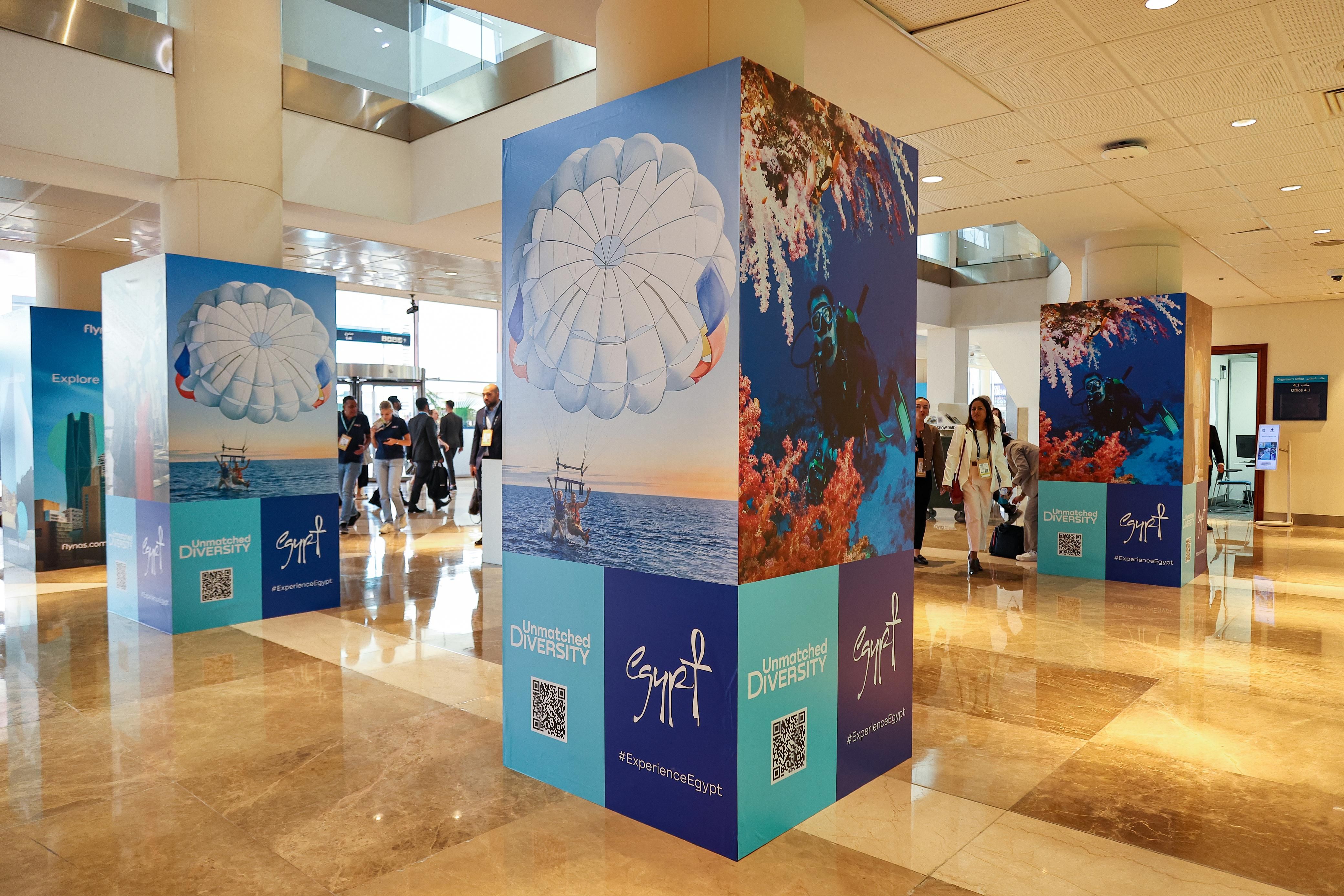 حملة ترويجية للمقصد السياحي المصري في معرض سوق السفر العربي