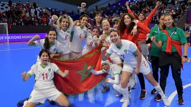 "المغربي النسوي" لكرة القدم داخل القاعة إلى نهائيات كأس العالم