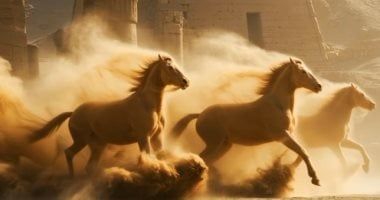 خيول "نظير" تتصدر المشهد في الترويج لبطولة العالم العسكرية للفروسية