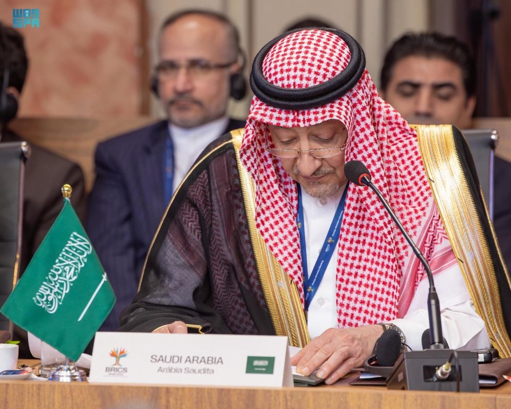 "الخريجي": المملكة تتطلع إلى تعزيز عمل مجموعة البريكس في حل الأزمات