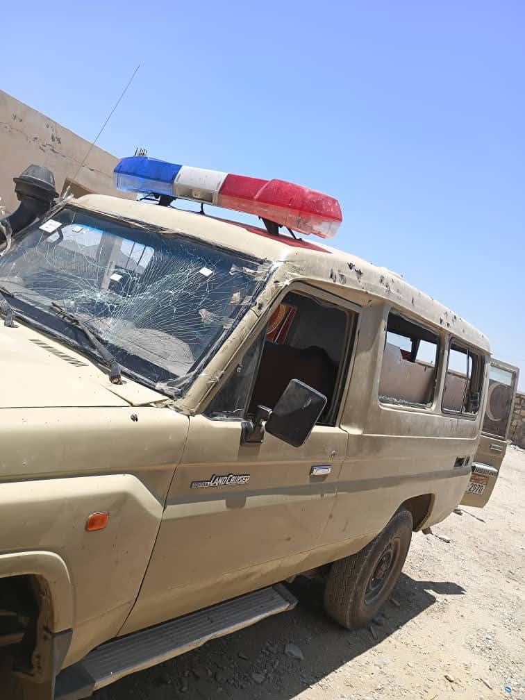 انفجار عبوة ناسفة بسيارة إسعاف تابعة لقوات الانتقالي في أبين