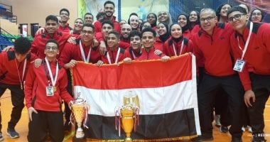 مصر تتوج بالبطولتين العربية والأفريقية للكبار والناشئين لكرة السرعة
