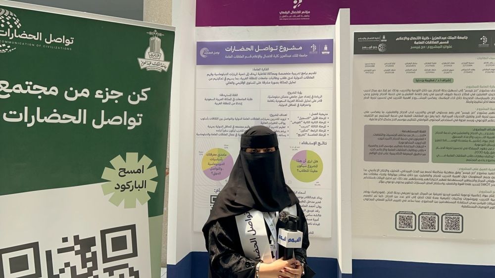 فيديو| من الذكاء الاصطناعي إلى الحج.. مشاريع تخرج طلاب إعلام ”المؤسس“