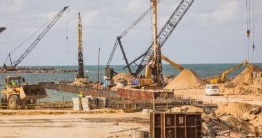 إغلاق ميناء العريش البحرى بسبب العاصفة الترابية