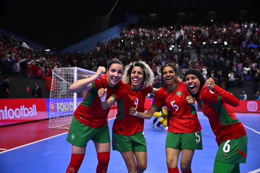 "المغربي النسوي" لكرة القدم داخل القاعة بطلا لأمم إفريقيا