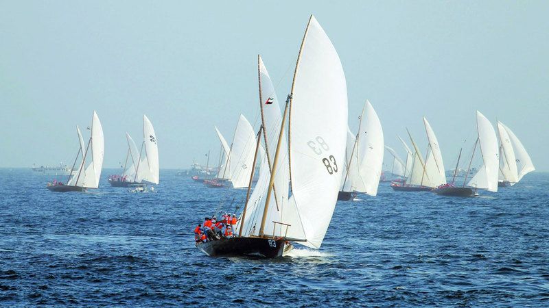 الامارات | 118 سفينة تشارك في سباق القفال الـ 34