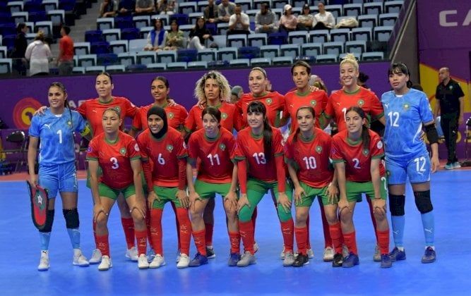 "المغربي النسوي" لكرة القدم داخل القاعة بطلا لأمم إفريقيا