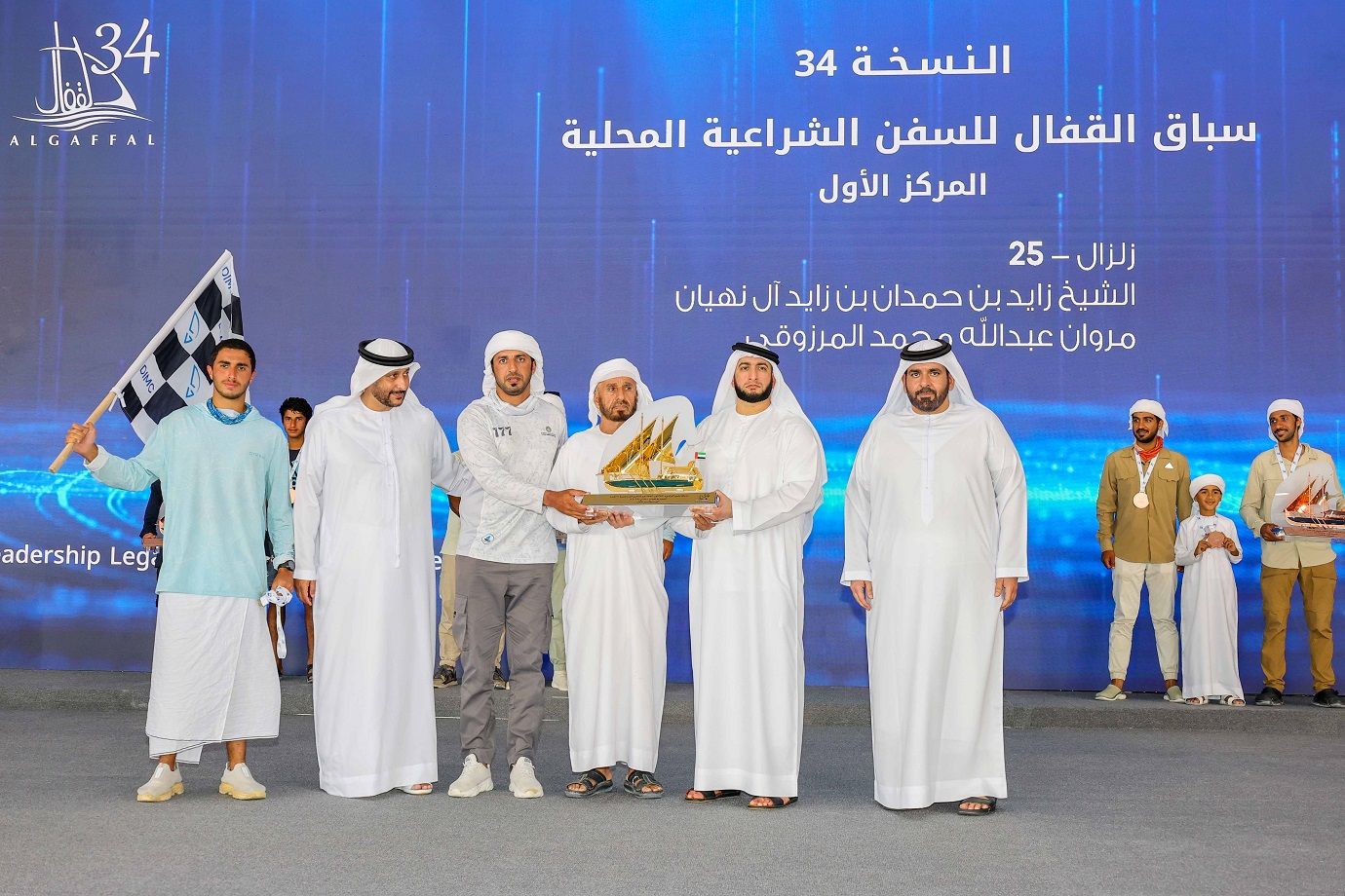 الامارات | راشد بن حمدان يتوج «زلزال 25» بطلاً لسباق القفال 34