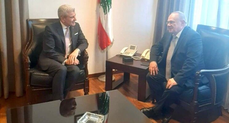 وزير الصناعة استقبل سفير هنغاريا وبحث مع وفد الاتحاد العمالي العام مسألة الحد الأدنى للأجور