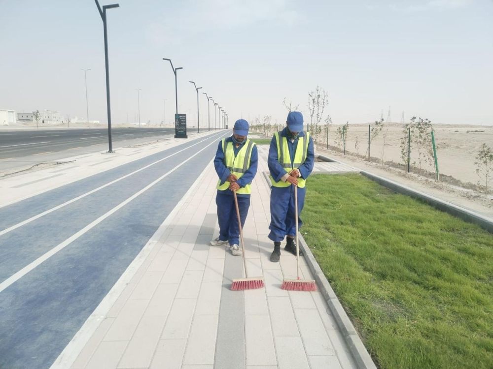 رفع 26 ألف م3 من الأنقاض والمخلفات بمداخل وأحياء النعيرية