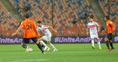 الزمالك ينهى الشوط الأول متقدما على البنك الأهلى بهدف منسى