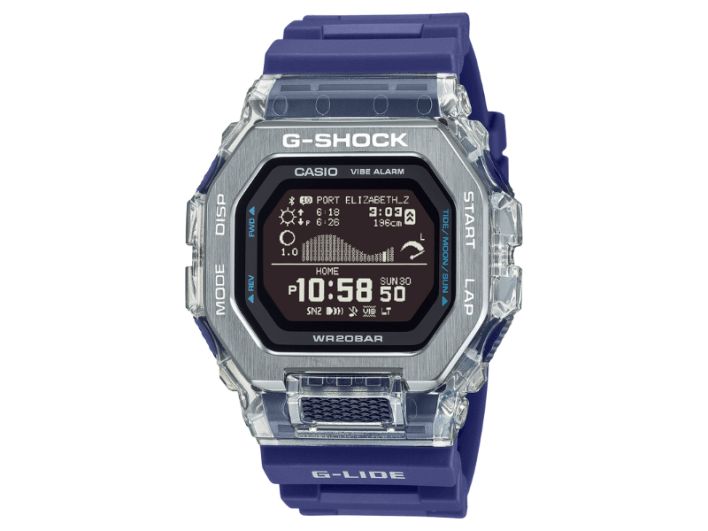 تكنولوجيا: Casio تُطلق ساعتي G-Shock G-Lide GBX-100S بتصميم شفاف في اليابان
