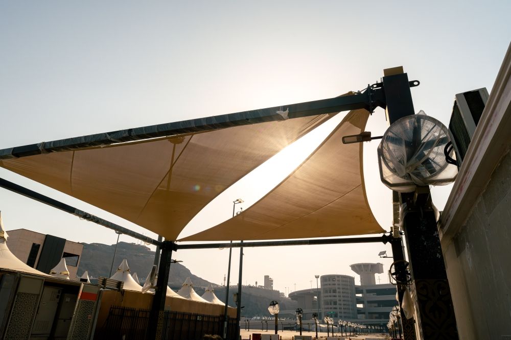 الانتهاء من تنفيذ مشروع تظليل وتلطيف الأجواء في مشعر منى