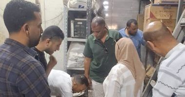 ضبط مواد غذائية منتهية الصلاحية خلال حملة فى إمبابة
