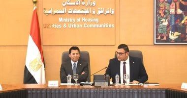 وزير الإسكان يستقبل وزير الشباب والرياضة لبحث أوجه التعاون المشترك