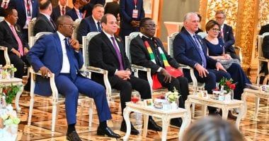 الرئيس السيسي يشارك فى حفل عشاء أقامه بوتين للرؤساء بمناسبة عيد النصر.. صور