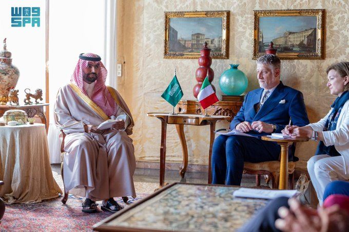 السعودية | وزير الثقافة يلتقي نظيره الإيطالي في البندقية