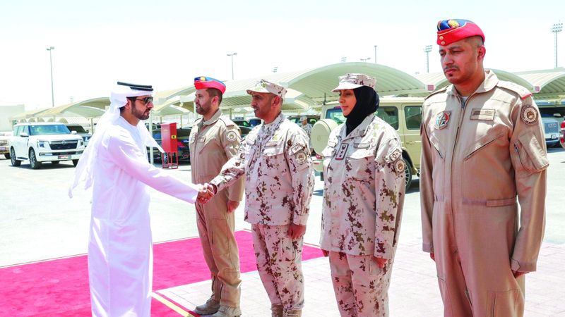 الامارات | حمدان بن محمد: فخورون بجاهزية قواتنا الجوية