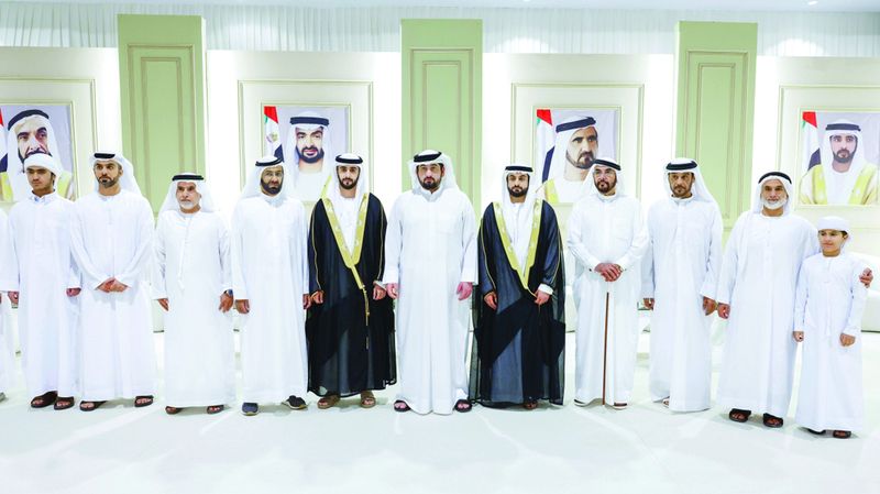 الامارات | أحمد بن محمد يحضر أفراح المنصوري والمهيري