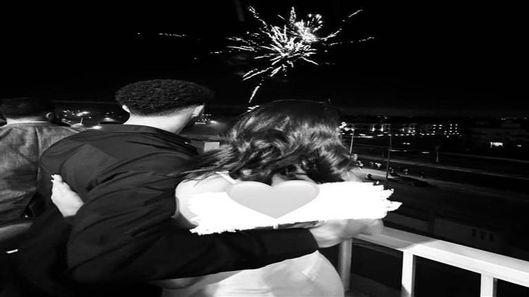 ظهور جديد لمصطفى شوبير رفقة خطيبته جنا حلمي