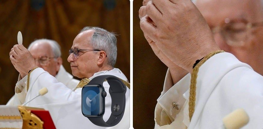 تكنولوجيا: اعرف ماركة الساعة التي ارتداها بابا الفاتيكان في أول قداس رسمي