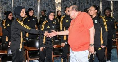 المقاولون العرب يكرم فريق السيدات فى ختام الموسم