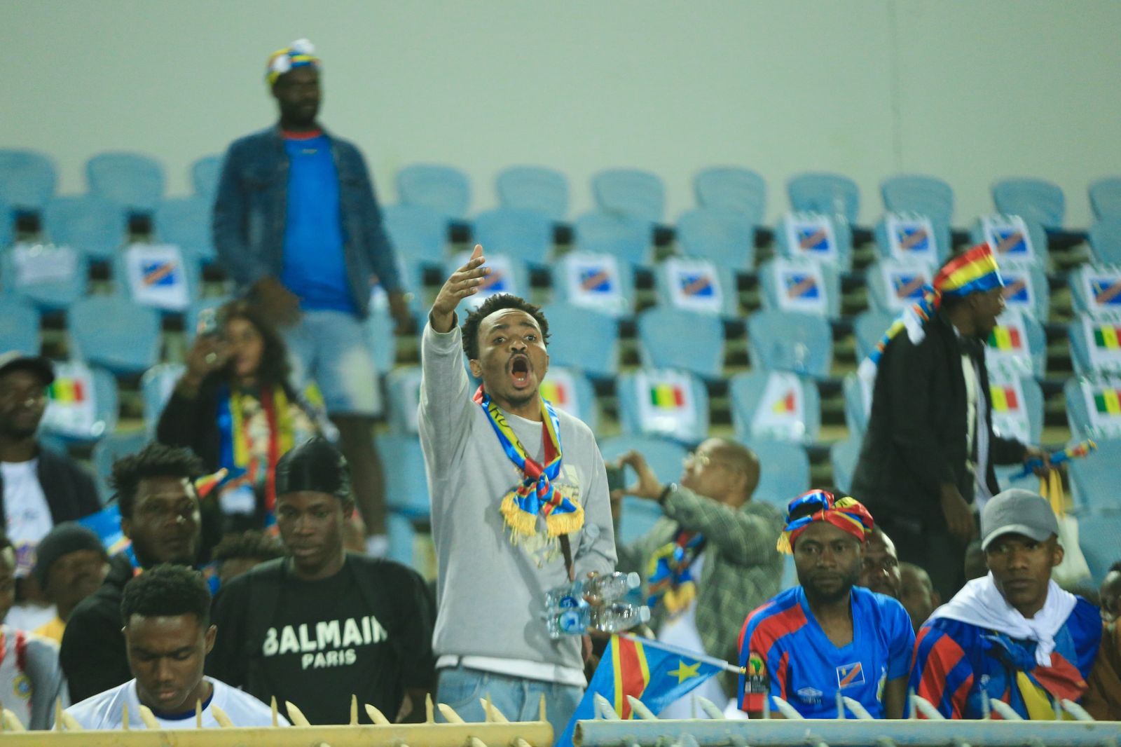 سيتى كلوب تضع اللمسات النهائية لإقامة مباراة مصر وغانا بأمم أفريقيا للشباب باستاد السويس