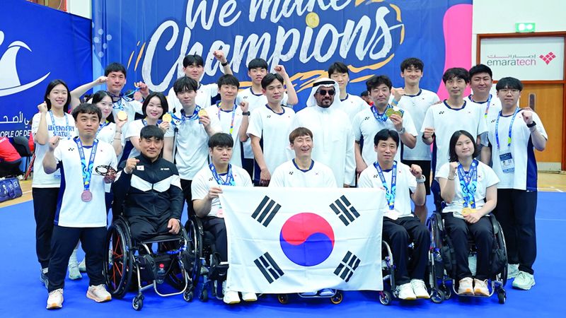 الامارات | منتخب كوريا الجنوبية بطل «دولية فزاع» للريشة الطائرة