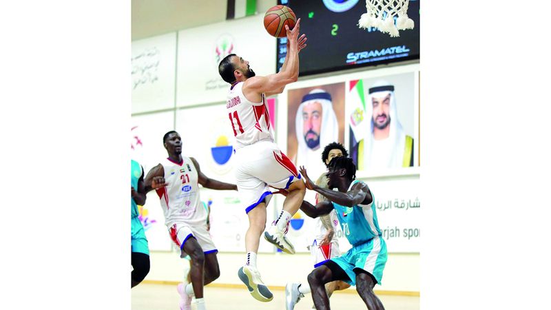 الامارات | «سلة الشارقة» تهزم الجزيرة بفارق 51 نقطة في «الكأس»