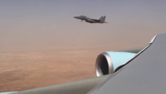 الخليج اليوم .. فيديو لمقاتلات أف ـ 15 سعودية.. رافقت طائرة ترامب