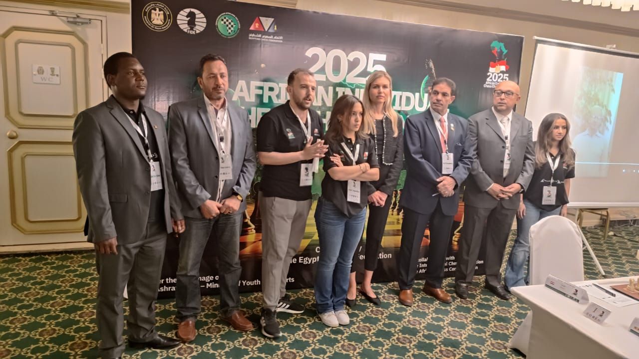 مختار عمارة يُعلن انطلاق بطولة أفريقيا للشطرنج ورئيس الاتحاد الدولي يشكر مصر