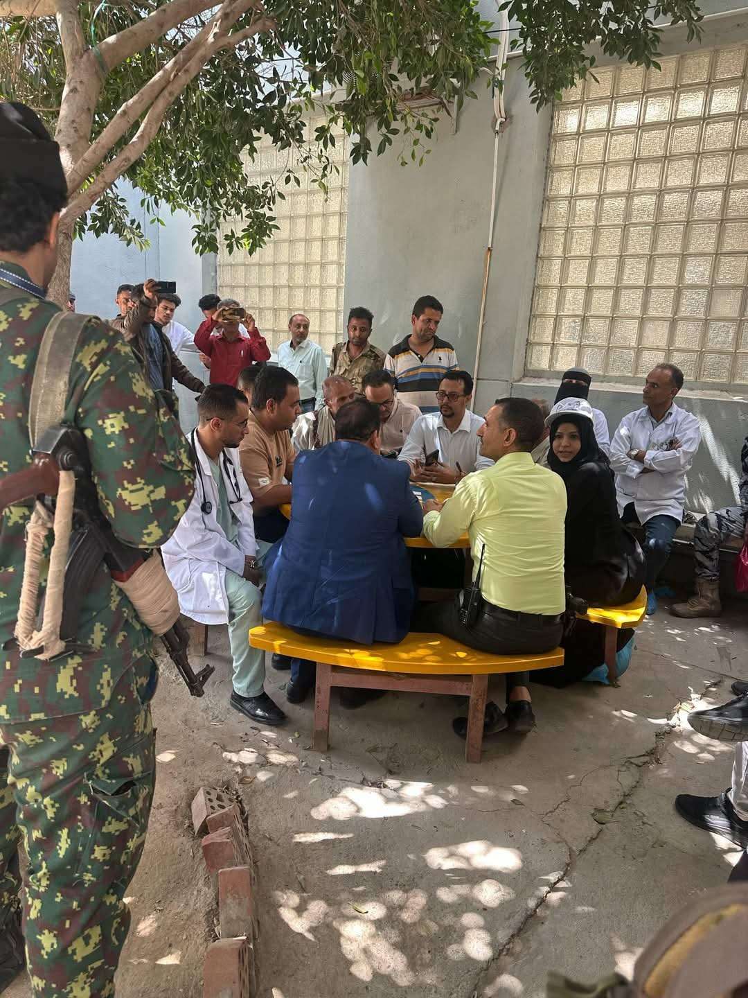 انهاء تمرد بالقوة داخل اكبر المستشفيات