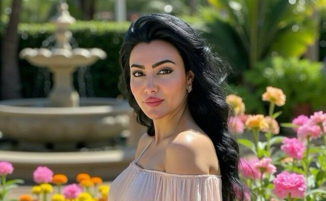 ميرهان حسين تستمتع بوقتها خلال زيارتها إلى البترون في لبنان