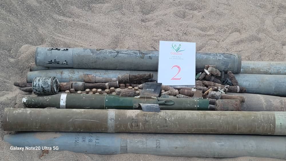 السعودية | «مسام» ينفذ عملية إتلاف 3,036 ذخيرة غير منفجرة في منطقة باب المندب.. فريق المهام الخاصة بمسام ينجح في إتلاف 6 صواريخ كاتيوشا