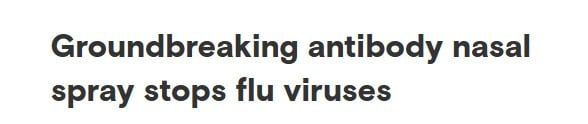 رشة واحدة تحدث الفرق.. ابتكار بخاخ أنفي يوقف فيروسات الإنفلونزا