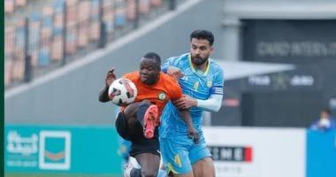 ياو أنور يدرك التعادل للبنك الأهلى بمرمى الأهلى بنهاية الشوط الأول