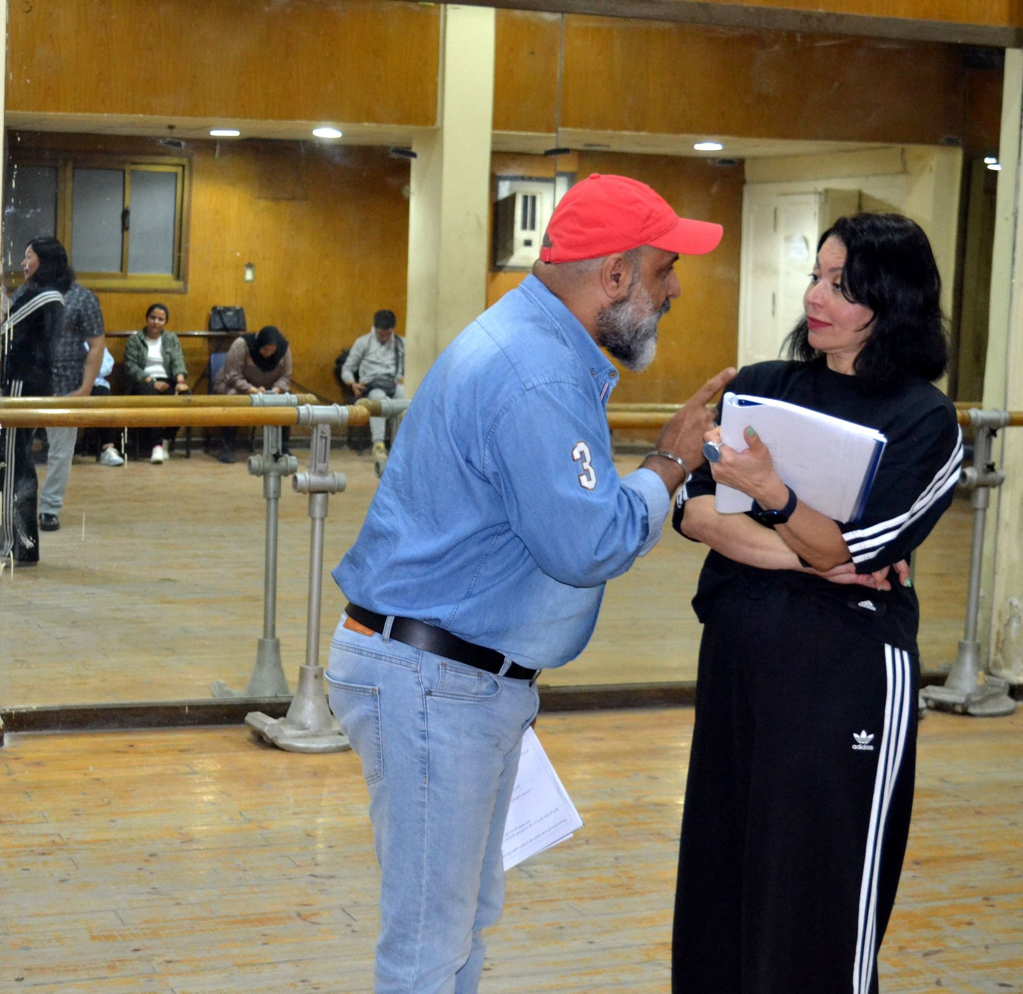 لقاء الخميسي وفريد النقراشي في بروفات «الملك وأنا».. عرض استعراضي يُشعل مسرح البالون – صور