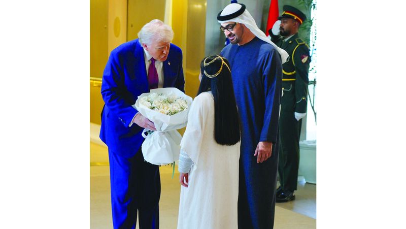 الامارات | طفلة «باقة الزهور» في استقبال ترامب: وقفت أمام أعظم قائدين في العالم