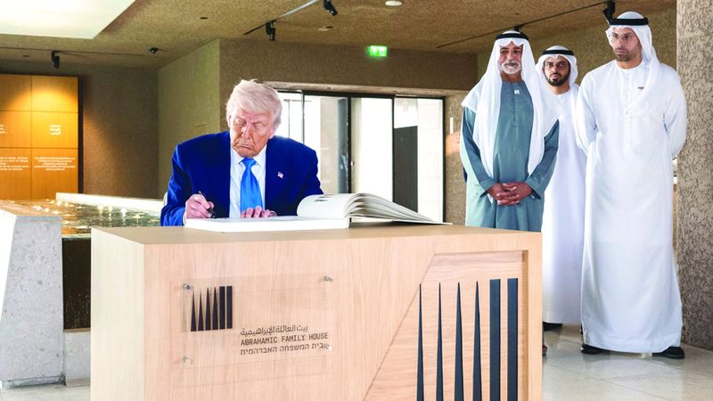 الامارات | الرئيس الأميركي يزور بيت العائلة الإبراهيمية في أبوظبي