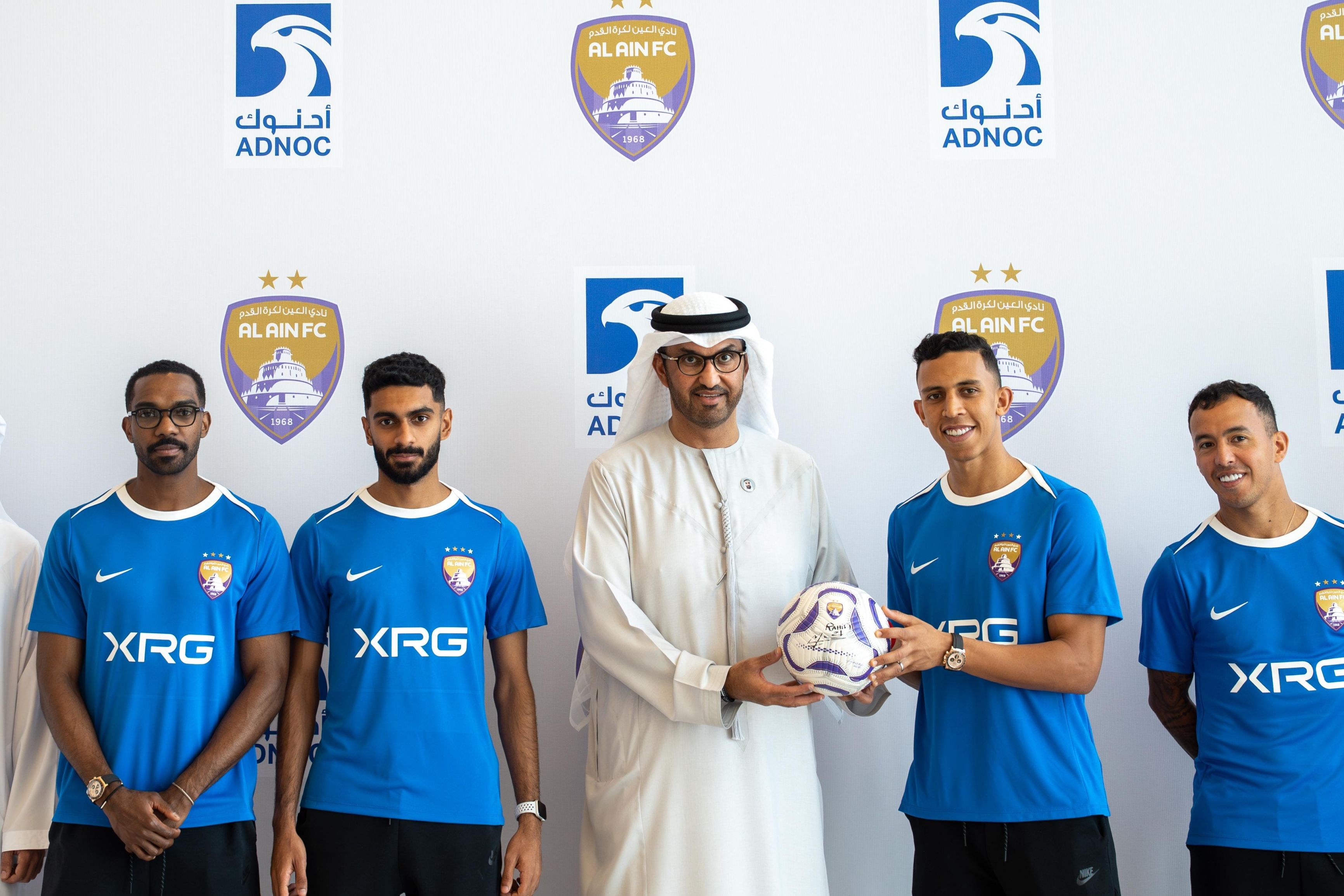 الامارات | العين يوقع اتفاقية رعاية تاريخية مع «أدنوك» و«XRG»