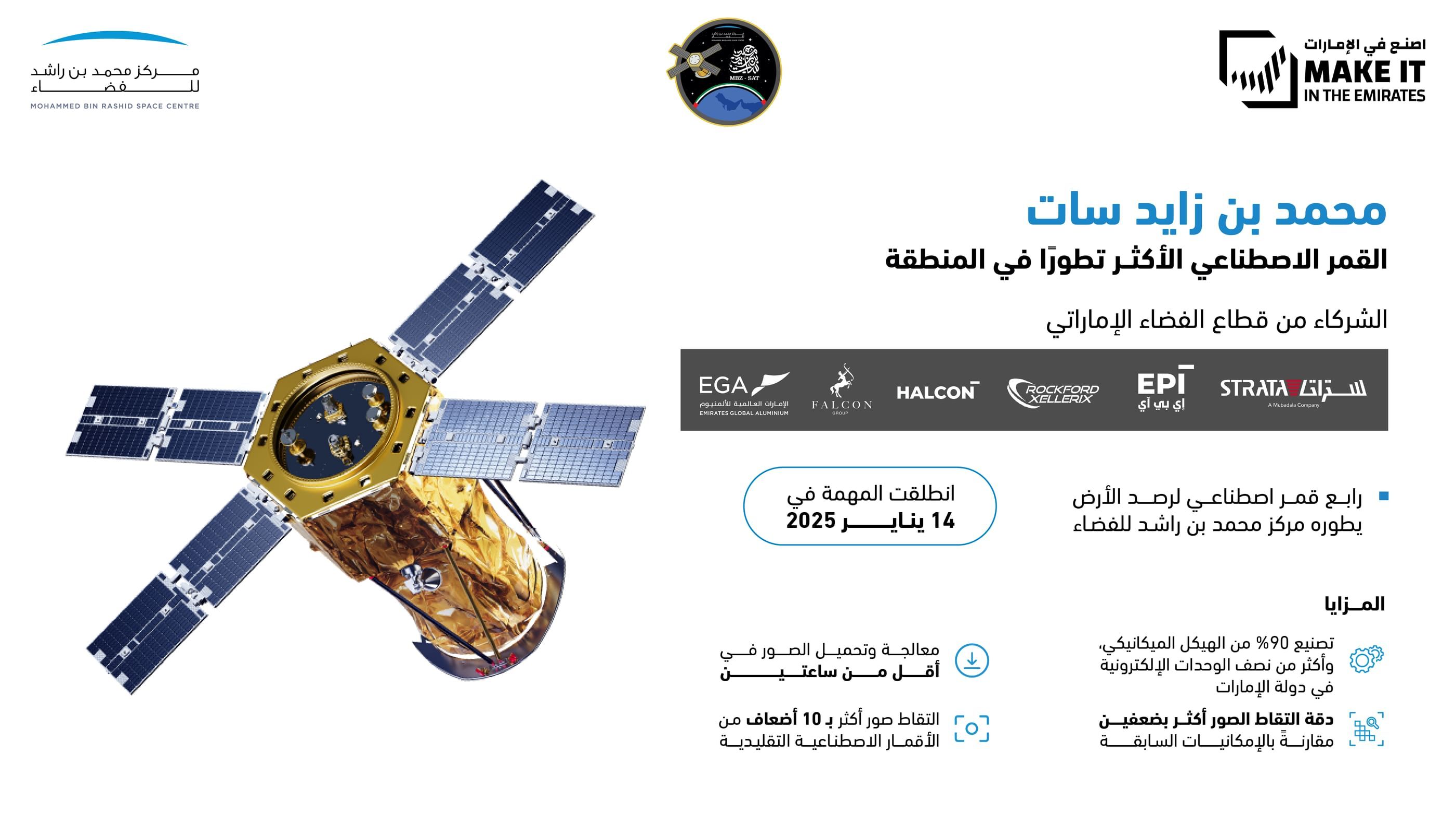 الامارات | "مركز محمد بن راشد للفضاء" يستعرض القدرات الصناعية الوطنية في "اصنع في الإمارات"