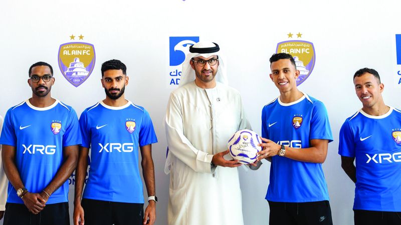 الامارات | العين يوقع اتفاقية رعاية تاريخية مع «أدنوك» و«XRG»