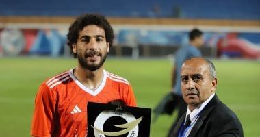 محمود عماد رجل مباراة فاركو وحرس الحدود فى دورى نايل