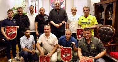 الأهلى يستقبل وفد فياريال الإسبانى.. وبحث التعاون فى تنظيم مباريات ودية
