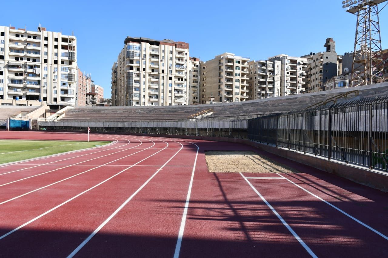 وزير الرياضة ومحافظ الدقهلية يفتتحان أول مرحلة فى تطوير استاد المنصورة