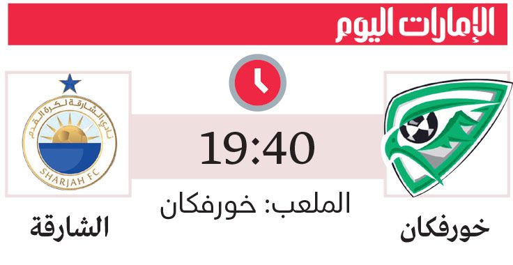 الامارات | «بطل آسيا» في اختبار «النخبة» أمام خورفكان